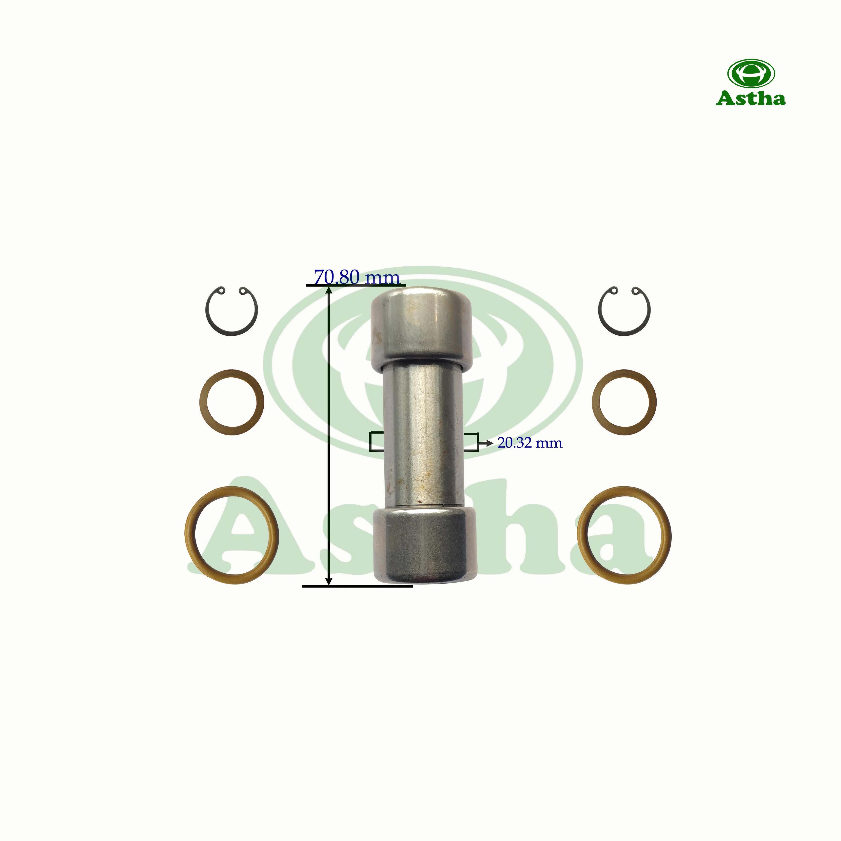 Pivot Pin Over Size-3 3W TVS King 4St